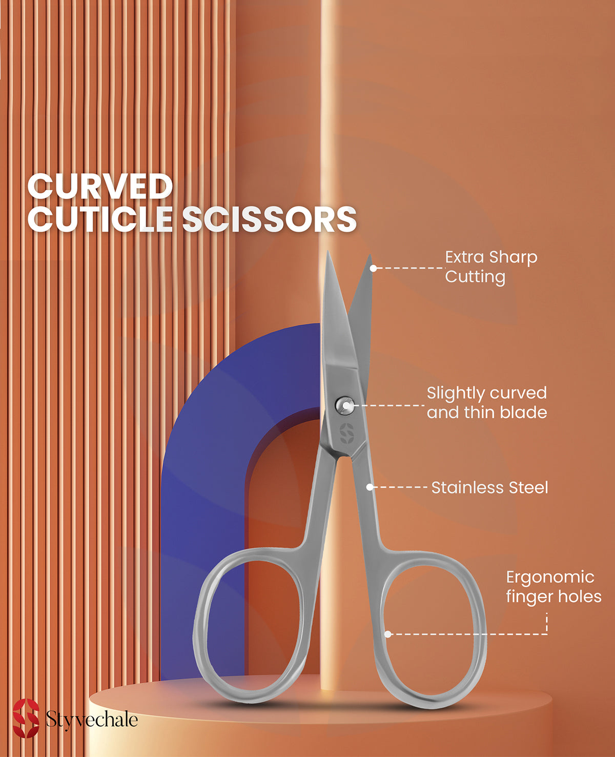 curved cuticle scissors